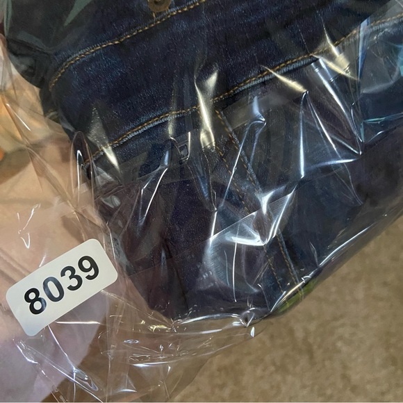 New! Free People curvy Sydney denim halter neck flare leg jumpsuit 28039 - Picture 16 of 16